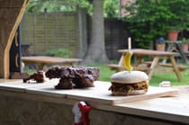 Savour the gourmet burgers at Hart of Harwell