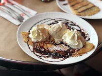 Try the fantastic crêpes at The Boathouse Café