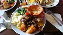 Enjoy a hearty roast dinner at The Merryfellow Inn