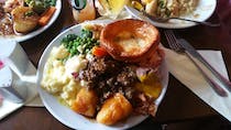 Enjoy a hearty roast dinner at The Merryfellow Inn