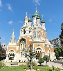 Explore the Byzantine-style Cathédrale Saint-Nicolas in Nice