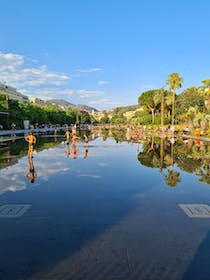 Stroll through the scenic Promenade du Paillon