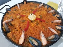 Feast on paella at Comidas Ruico