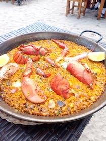 Try the paella at Bellamar Restaurant