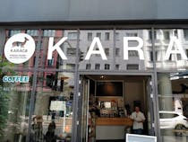 Grab a quick bite to eat at Karaca Coffee