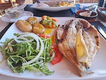 Try the seafood at Restaurant o barco