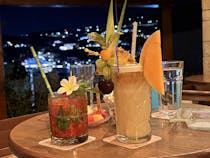 Savour cocktails with spectacular views at Nefeli Cocktail Bar