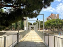 Visit the stone arches at Parc del Clot