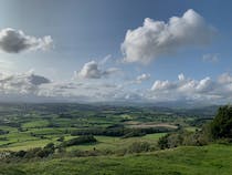 Enjoy the incredible view from Scout Scar Mushroom