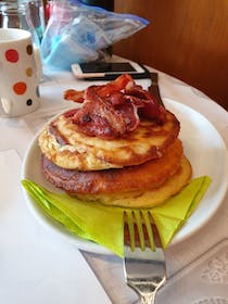 Tuck into pancakes at The Top Café