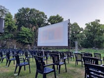 Watch a film under the open sky at Freiluftskino Kreuzberg