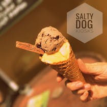Grab an ice cream from Salty Dog Kiosks