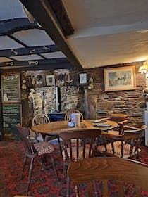 Enjoy the traditional pub ambience at Drake Manor Inn