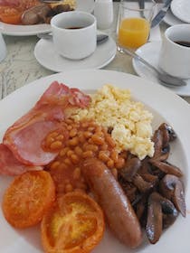 Enjoy a full English at Dartmoor Lodge