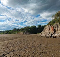 Take a stroll along Silverdale Beach