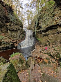 Discover Hareshaw Linn Waterfall