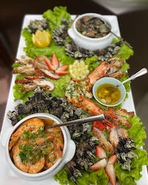 Feast on seafood at Restaurante O Lourenço