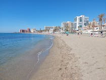 Stroll along Playa Arroyo de la Miel