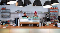 Taste nitro coffee at Happy Baristas