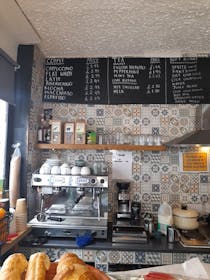 Try Lebanese food at Mes Amis