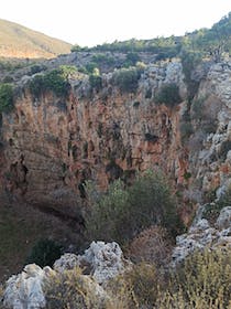 Explore Voulismeno Aloni's stunning crag and doline