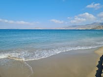 Take a stroll along Sitia Beach