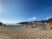 Relax at Cala Domingos Beach