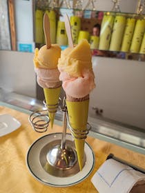 Taste exquisite homemade ice cream at Ca'n Pau Gelats Artesans