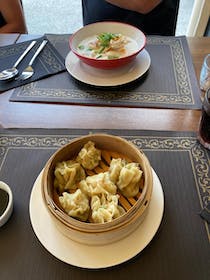 Try the dumplings at Aroy Dee