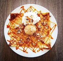 Indulge in savoury and sweet crepes at La crêperie de sainte maxime Depuis 1970