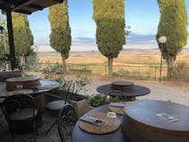 Share dinner and a view at Ristorante La Taverna Del Barbarossa