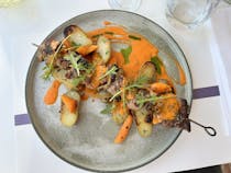 Dine at Mikelatos Restaurant in Skala