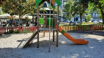 Bring the kids to the playground at Jose Fontana Park