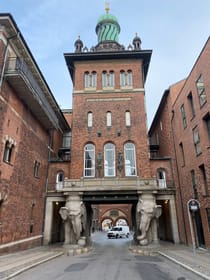 Visit Carlsberg's historic Elephant Gate and Tower