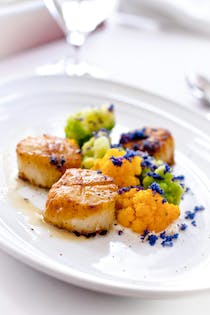 Feast on scallops at Le Chaperon Rouge