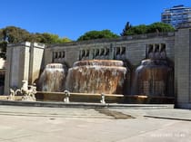 Visit the Fonte Luminosa fountain at Alameda Park