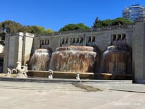 Visit the Fonte Luminosa fountain at Alameda Park