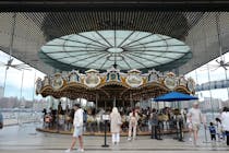 Ride 100 years into the past on Jane's Carousel in Brooklyn Bridge Park