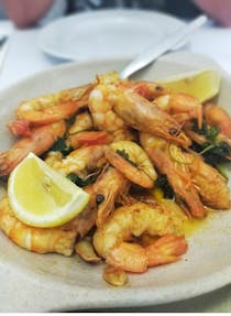 Feast on the seafood at Escondidinho