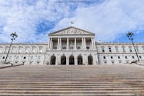 Look at the seat of Portugal´s parliament at the Assambleia da República