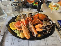 Feast on seafood at Auberge Fleurie