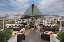 Head to Radio Rooftop for cocktails with a view
