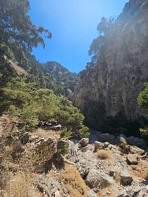 Hike through Imbros Gorge