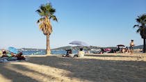 Enjoy the golden sands of Plage de Port Grimaud