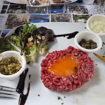 Try the beef tartare at Chez lizza La table des Compagnons