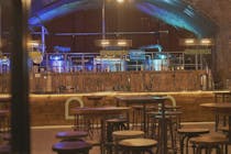 Dine under the arches at Flat Iron Square