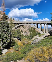 Take in the Breathtaking Views at Donner Summit Bridge