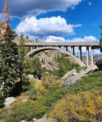 Take in the Breathtaking Views at Donner Summit Bridge