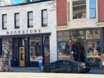 Explore Between the Covers Bookstore and Bruno Cafe