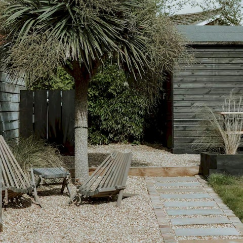 Spend sunny afternoons relaxing in the garden